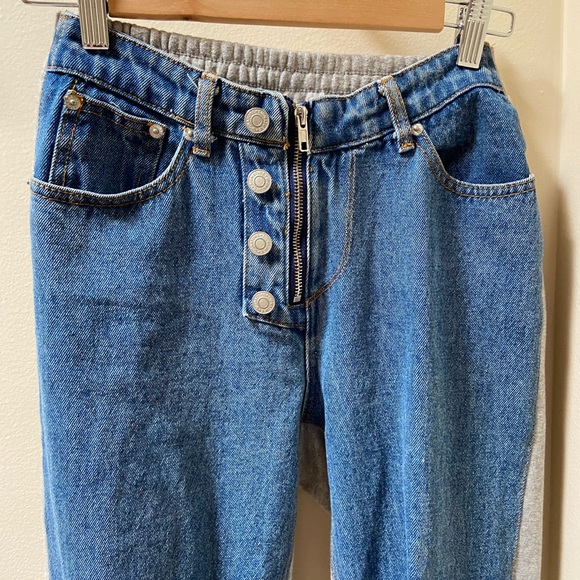 Sweatpants jeans /sweats straight leg fit - Picture 4 of 5